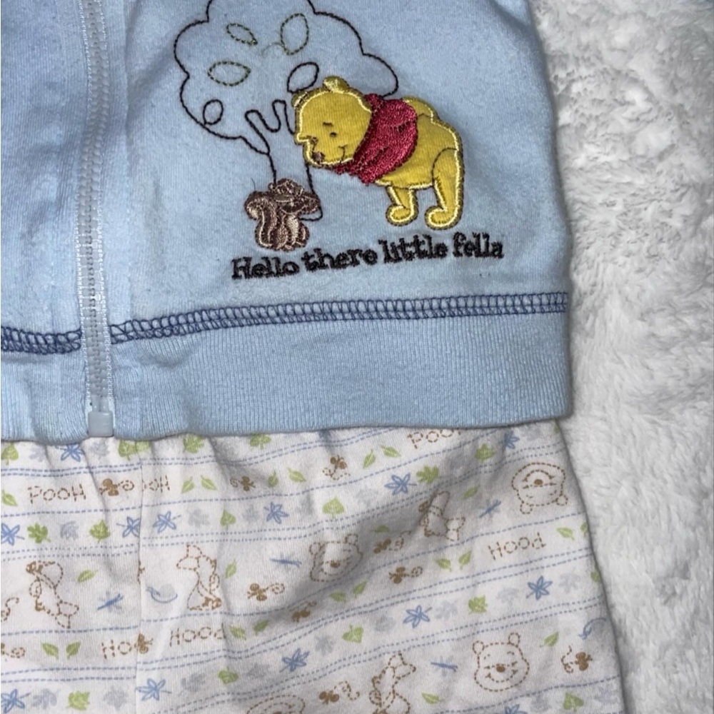 Pooh matching set 0/6m hoodie and matching pants